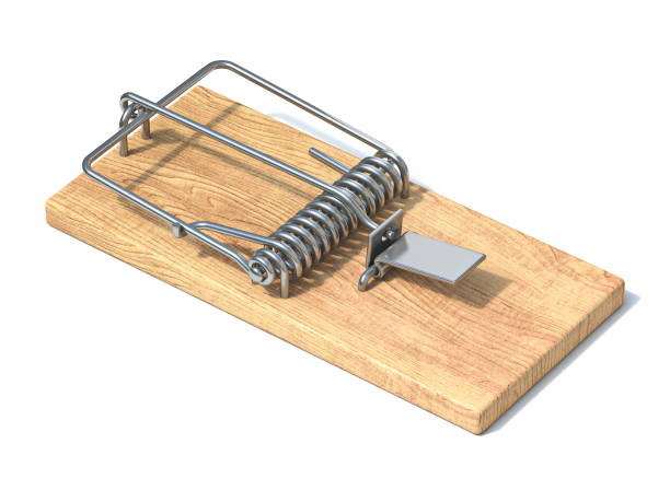 istock Wooden mousetrap 3D 1188999158