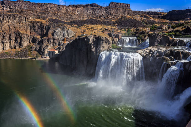 istock Shoshone Falls Double Rainbow in Twin Falls, Idaho 1189011186