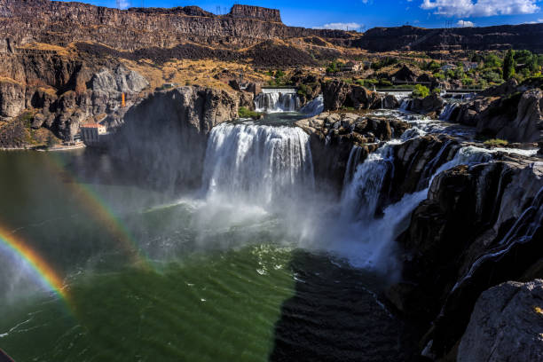 istock Shoshone Falls Double Rainbow in Twin Falls, Idaho 1189011202