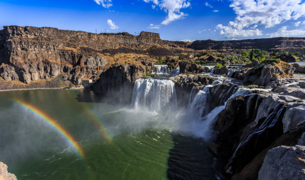 istock Shoshone Falls Double Rainbow in Twin Falls, Idaho 1189011221