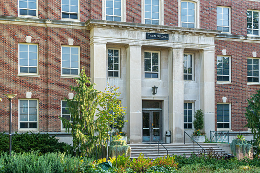 Tyson Building on the campus of Penn State University.