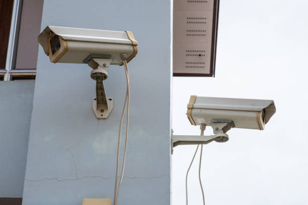 istock The public security CCTV camera is a growing problem for cities worldwide. 1189020426
