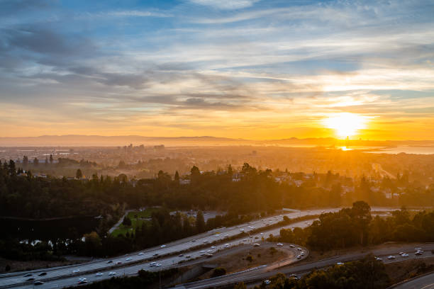 istock Autumn sunset over the San Francisco Bay 1189033213