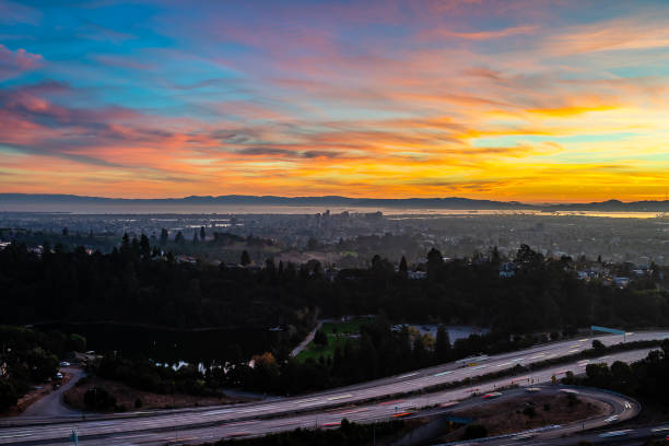 istock Autumn sunset over the San Francisco Bay 1189033307