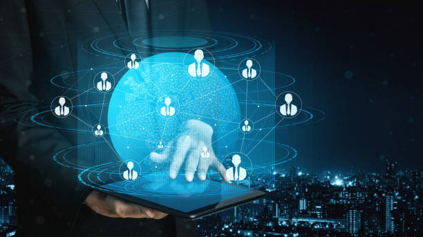 istock People network and global communication concept 1189050275