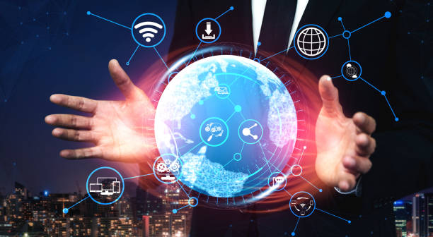 istock Social media and people network technology concept 1189051194