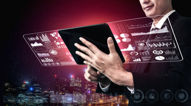 istock Big Data Technology for Business Finance Concept. 1189051224