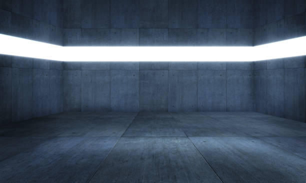 istock Industrial Loft style concrete cement square tiles wall 1189052736