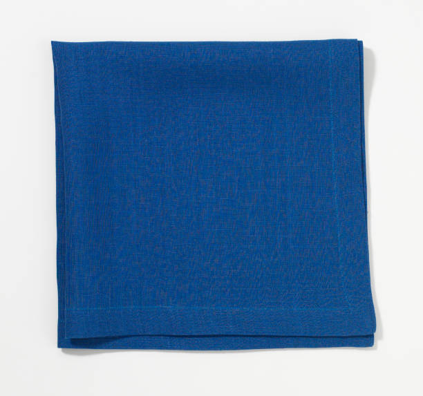 istock Blue Linen Napkin and Table Cloth 1189066488