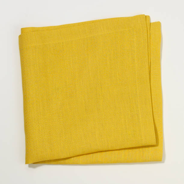 istock Yellow Linen Napkin and Table Cloth 1189066884