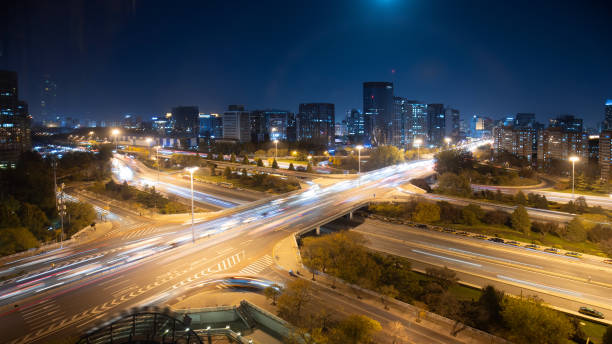 istock Evening, Beijing city overpass 1189069889