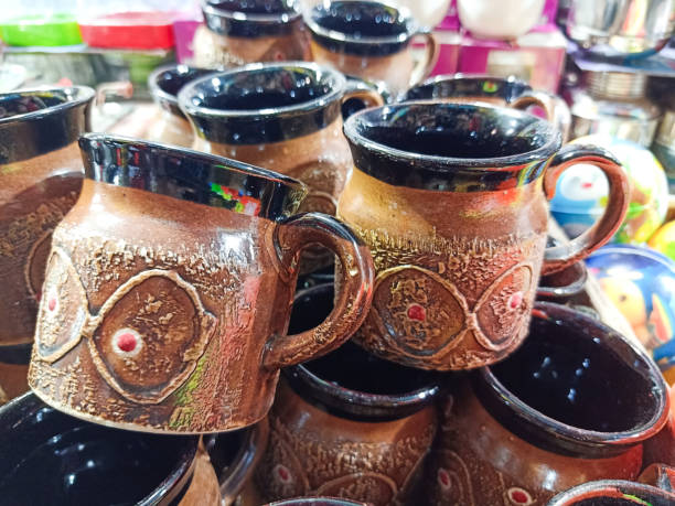 istock Brown and black colour of cup 1189082498