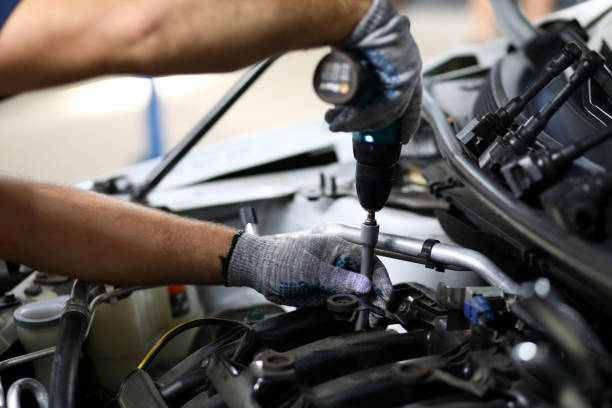 istock Repairing car insides 1189088481