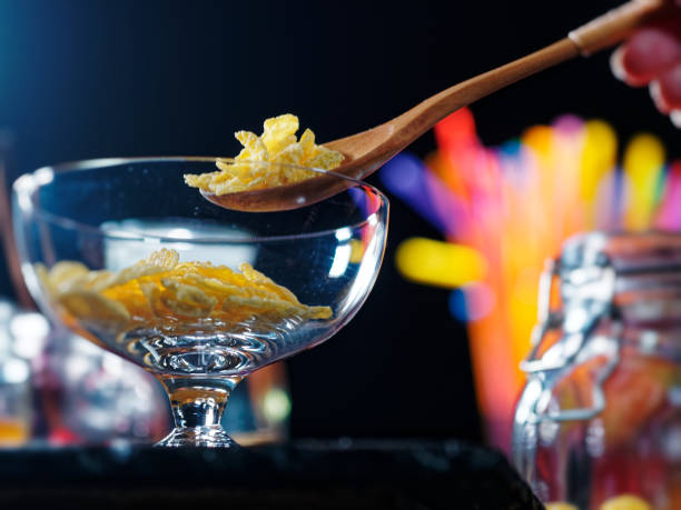 istock Healthy ice cream with breakfast cereals 1189089481