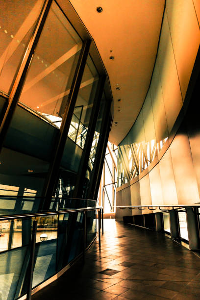 istock Abstract Futuristic Modern Interior Architecture in the City 1189089657