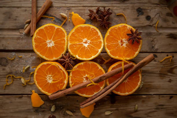 istock juicy ripe tangerines with spices and zest 1189094368
