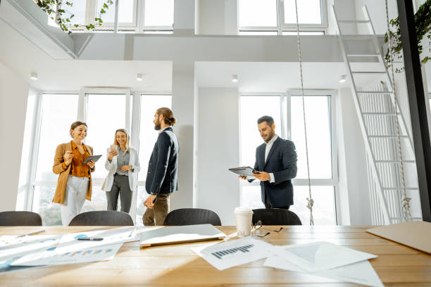 istock Office workers in the meeting room 1189099922