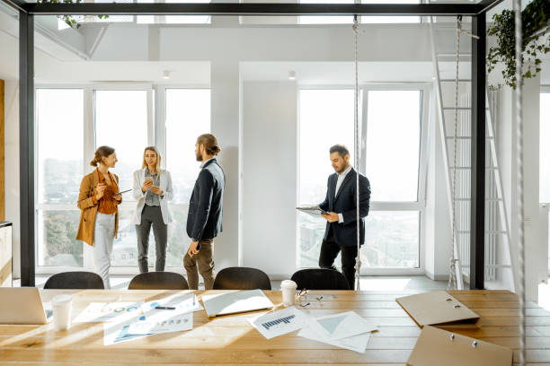istock Office workers in the meeting room 1189099934