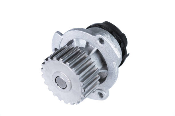 istock New metal automobile pump for cooling an engine water pump on a isolated white background. 1189101426