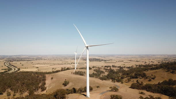 istock Windmill Electric Generators on Hume Hwy NSW Australia 1189106050
