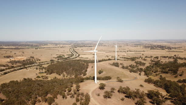 istock Windmill Electric Generators on Hume Hwy NSW Australia 1189106424