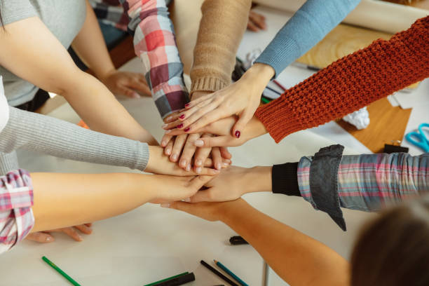istock Young people discussing about women rights and equality at the office 1189106552