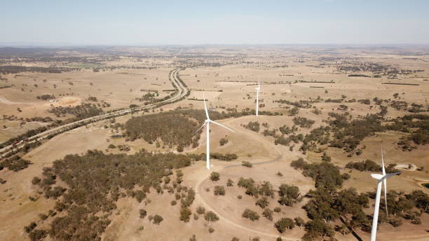 istock Windmill Electric Generators on Hume Hwy NSW Australia 1189107091