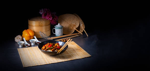 istock Hot roasted chicken with rice and vegetables 1189107316