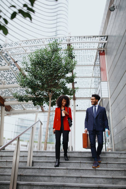 istock Business people leaving their place of work 1189117580