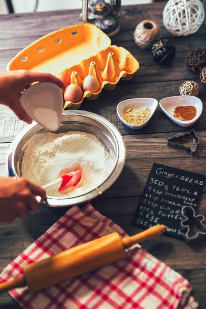 istock Woman preparing cookies for Christmas. 1189117686