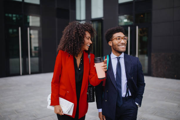 istock Business people leaving their place of work 1189117850