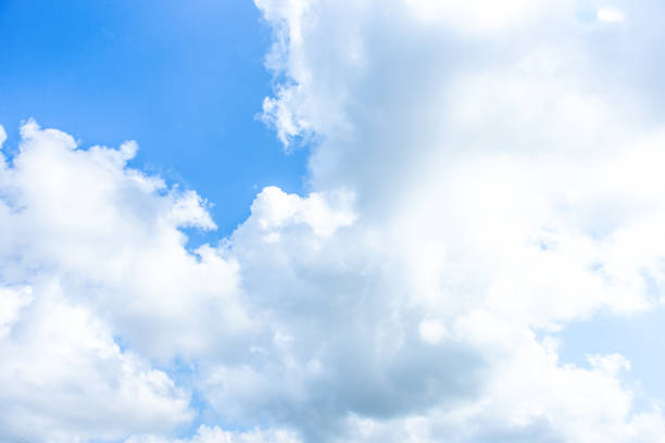 istock Blue sky white cloud white background. Beautiful sky and clouds in the afternoon. 1189118170