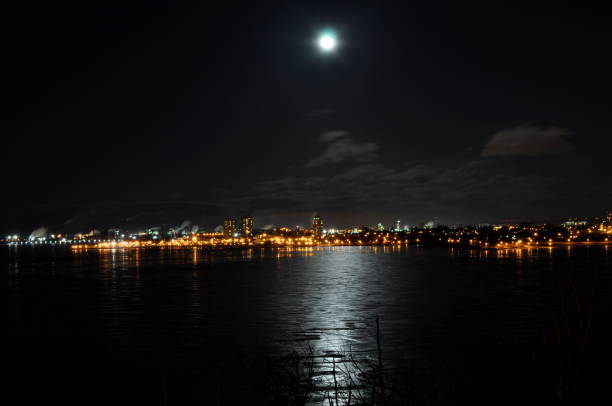 istock Lunar path leading to a vibrant city 1189122224