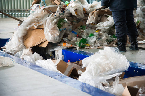 istock Waste recycling factory 1189122275