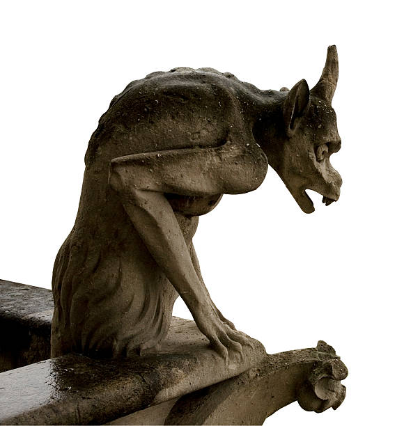 Gargoyle Isolated on black