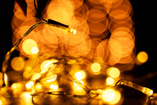 istock Festive background with defocused Christmas lights 1189126916