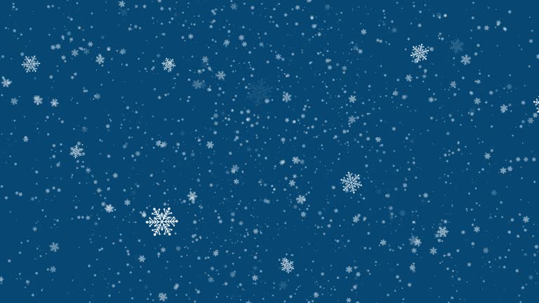 Christmas snowflakes animation