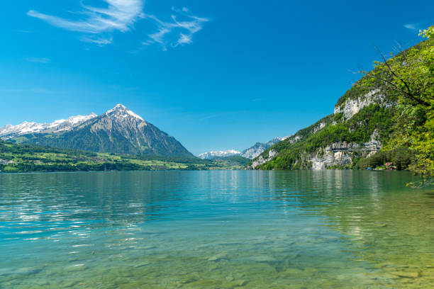 istock Panoramic view of a lake 1189129268