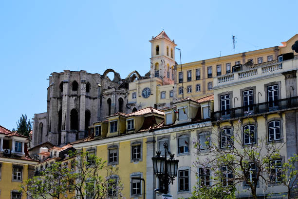 istock Old town with a chapel in the center 1189130090