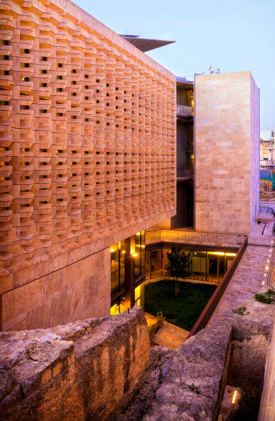 istock Parliament building in Valletta at dusk, Malta 1189132128
