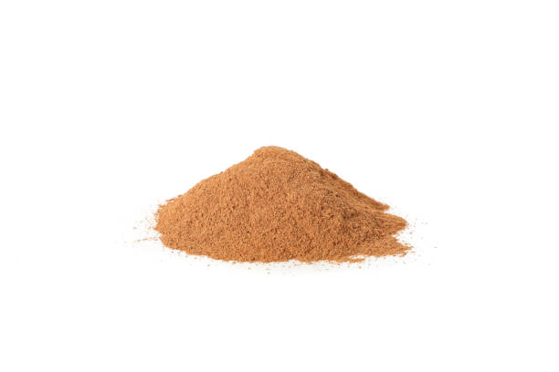 istock Cinnamon powder isolated on white background. Sweet spice 1189137886