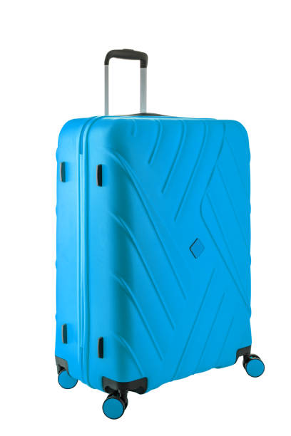 istock Suitcase with luggage for flight isolated with clipping path. 1189141163