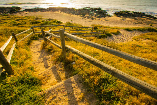 strand von western australia - scenics building exterior tourist resort orange stock-fotos und bilder