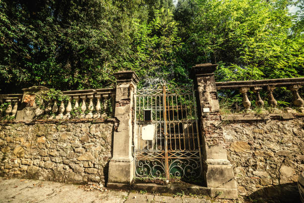 Old metal gate in Tuscany, Italy