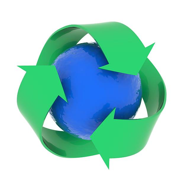 istock Earth with recycling symbol 118914952