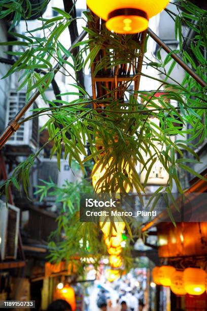 Omoide Yokocho In Tokyo Stock Photo - Download Image Now - Restaurant, Alley, Backgrounds
