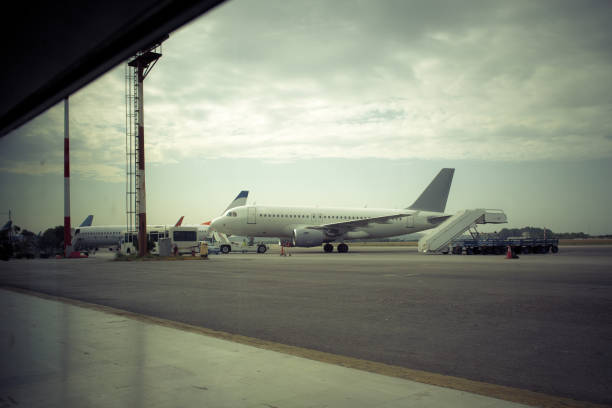 istock Passenger airplane parked at the airport 1189150814