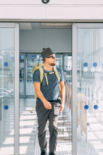 istock Man passenger airport 1189150907