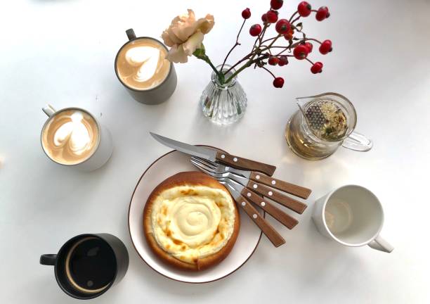 istock coffee latte tea bread afternoon heartshape 1189151524