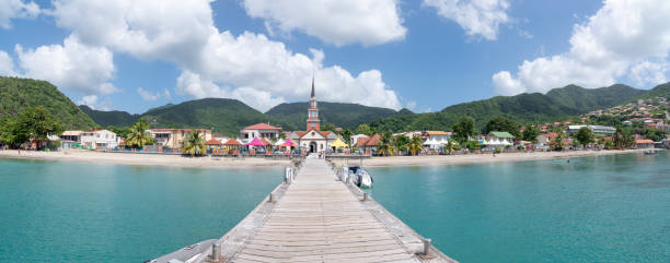istock Martinique, panoramic view village Anses d'Arlet - Caribbean 1189151957